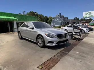 Silver Mercedes sedan · full detail · Shelbyville, KY