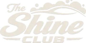 The Shine Club unlimited car wash membership logo from Shine On Your Time